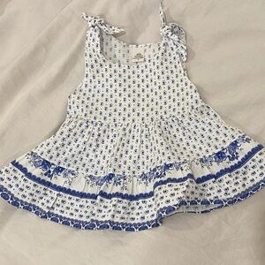 L'Ensoleillade Provençal Floral Patterned Baby Sundress (Made in France)